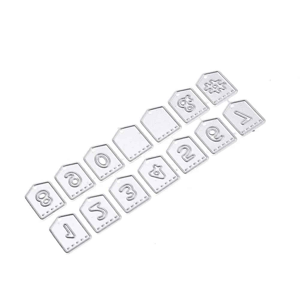 

DIY Carbon Steel Number Cutter Dies Handmade Molding Cutting Template Decoration Scrapbook Craft Die TB Sale
