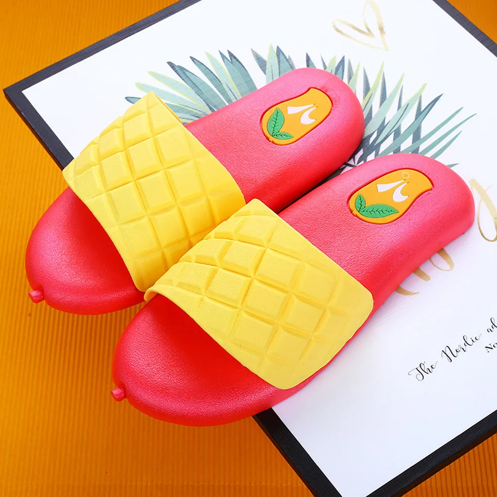 Детские тапочки удобные модные новые летние с круглым носком pantuflas детская обувь
