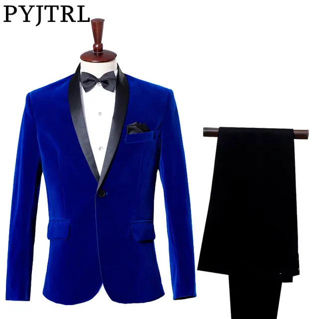 tuxedo dress blue