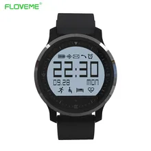 Floveme bluetooth smart watch armbanduhr für apple android ios schrittzähler schlaf monitor herzfrequenz smartwatch silikonuhr reloj