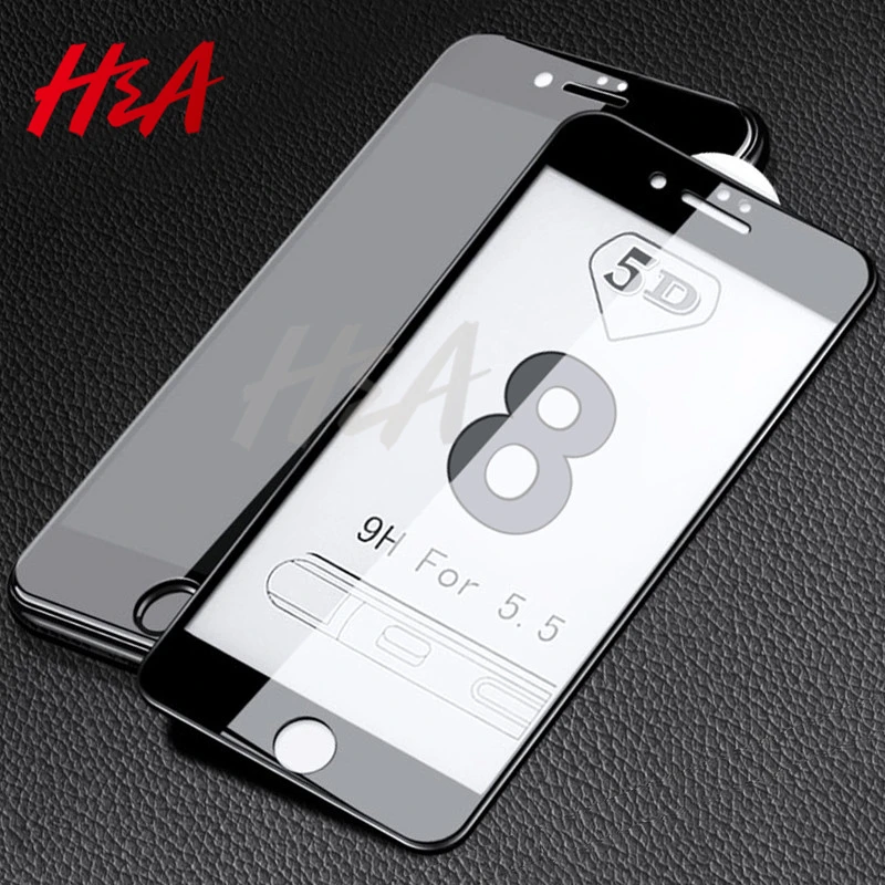 Koop H amp; A 0.3mm Volledige Dekking Gehard Glas Voor iPhone 7 8 7 6 6 s Plus Screen Protector voor iPhone 6 6 s 7 8 Protector Glas Film