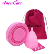 Feminine Hygiene Menstrual Cup Silicone Collector Menstrual de Medica Sterilizer Collapsible cup Recyclable Camping Cups цена Feminine Hygiene Menstrual Cup Silicone Collector Menstrual de Medica Sterilizer Collapsible cup Recyclable Camping Cups цены онлайн