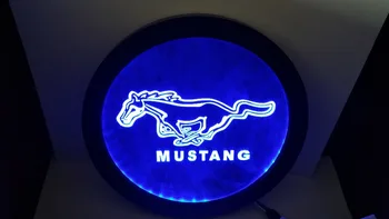 

b37 Mustang RGB led Multi Color the wireless control beer bar pub club neon light sign Special gift