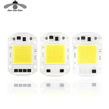 

COB Lamp Chip LED Bulb Smart IC Driver DIY Spotlight Floodlight Energy Saving Outdoor 10W 20W 30W 50W High Power 110V 220V 12V