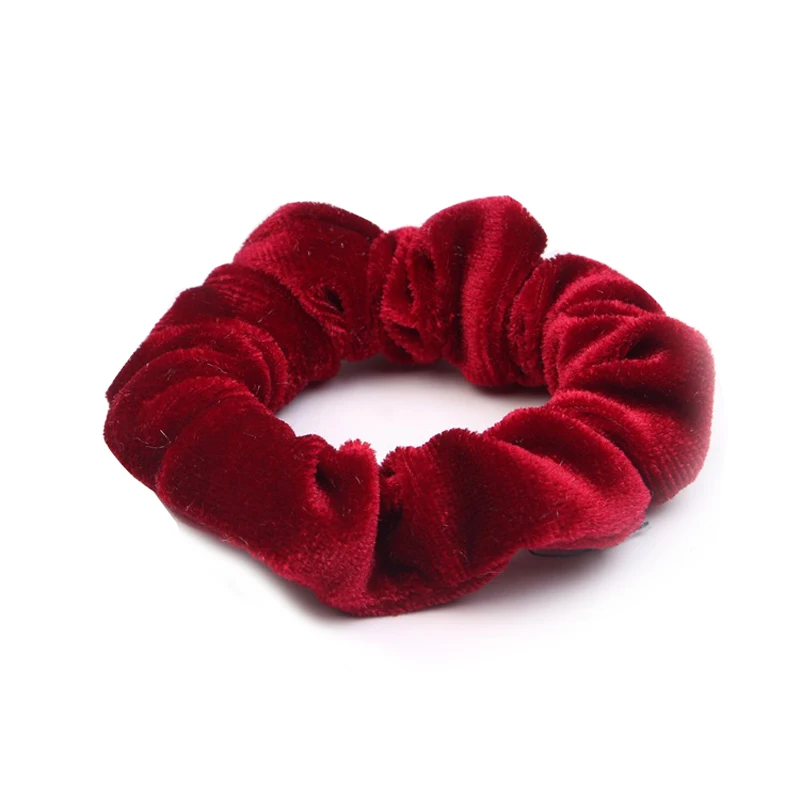 Harga 5 Pcs Fashion Hiasan Kepala Solid Dewasa Wanita Scrunchies untuk Rambut Dasi Polyester Ekor Kuda Pemegang Multicolor Aksesoris Rambut
