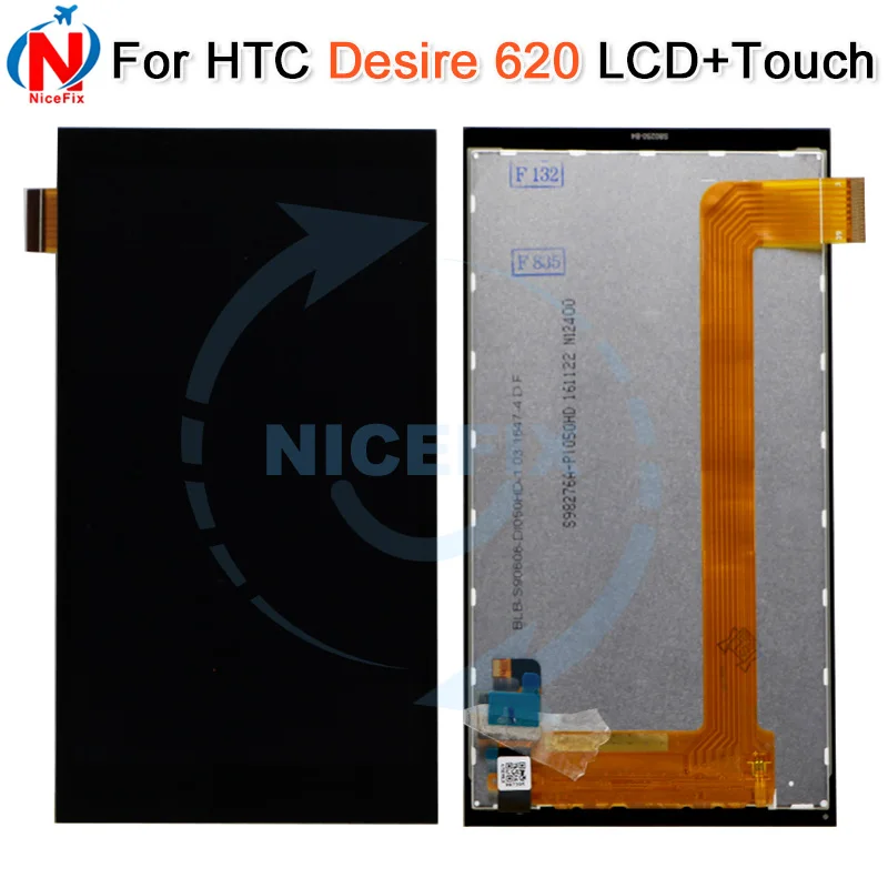 Супер ЖК-дисплей 5 0 дюйма 620x620 для HTC Desire 620 620G 620U T Сенсорный экран дигитайзер