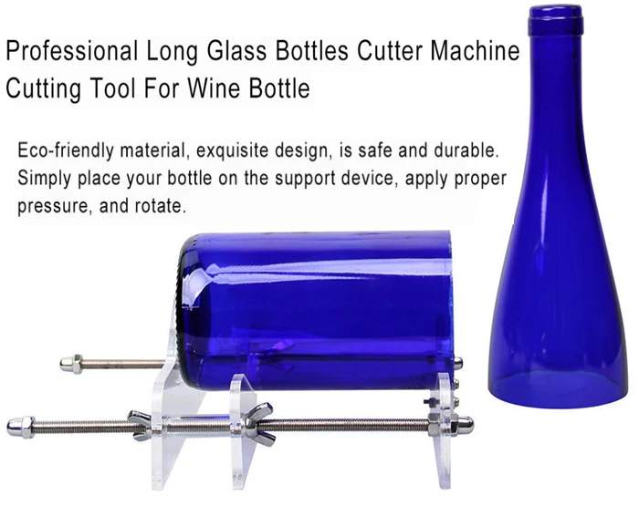 Длинные Стекло Бутылок Резак Режущий инструмент для винных бутылок безопасности легко Применение DIY ручной инструмент быстрая