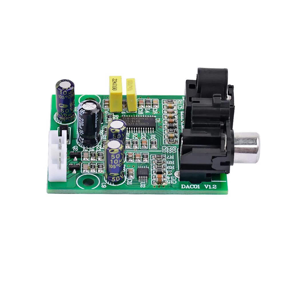 Цифровой декодер AIYIMA CS8416 + CS4344 DAC оптический коаксиальный цифровой сигнал вход