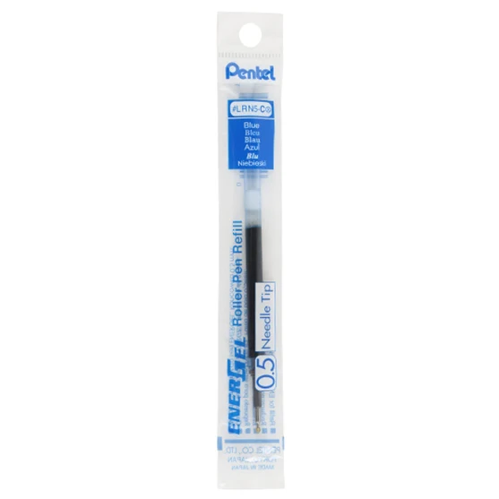 LifeMaster Pentel Energy Gel LRN5 игольчатая гелевая ручка, заправка 0,5 мм, черный/синий/красный для Pentel BLN75 - Цвет: 1pcs Blue