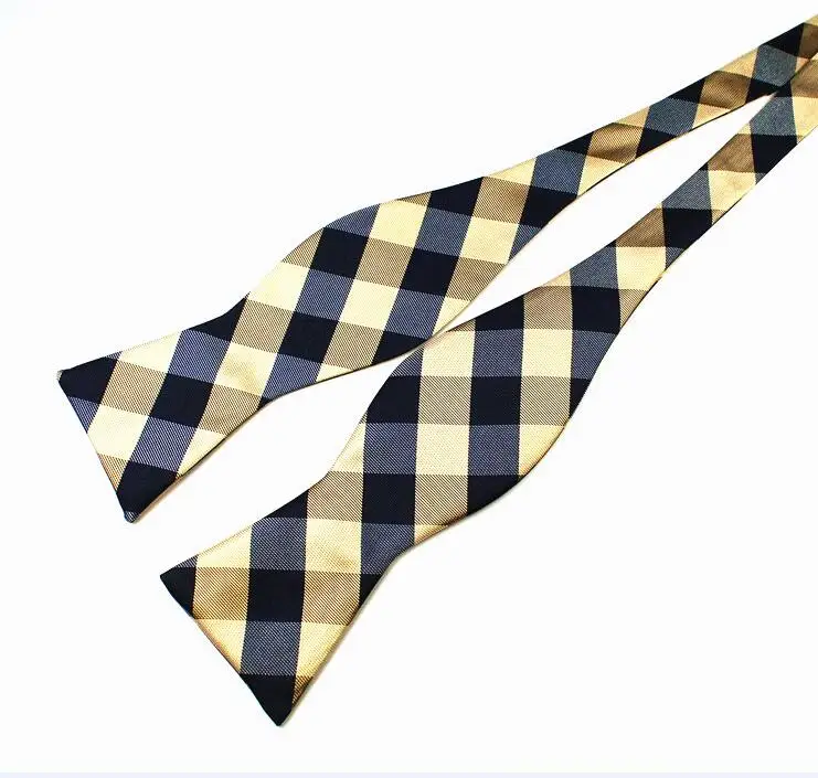 Ricnais мужской галстук регулируемый галстук-бабочка шелк Галстук-бабочка s Пейсли в горошек Полосатый галстук для свадебной вечеринки - Цвет: 02