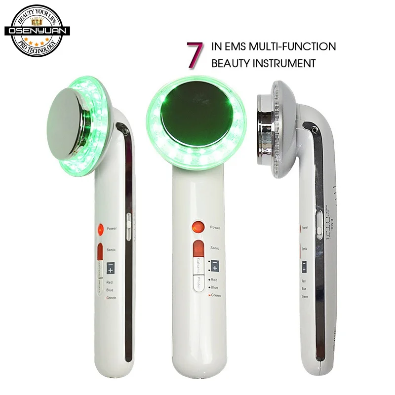 7in1 Ultrasoinc EMS Cavitation Machine Slimming Massager Anti Cellulite Beauty Photon LED Ultrasound Therapy Weight Loss Body