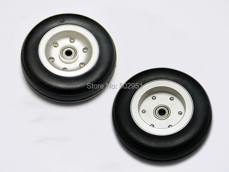 remote control Model aircraft accessories rubber tyre wheel 2 3.75 inchin Parts & Accessories
