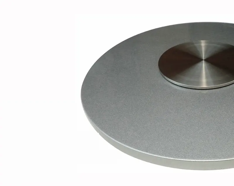 Tempered Glass Lazy Susan Glass Dining Table Top Turntable Swivel Plate Marble Like Wired Glass Wheel Base
