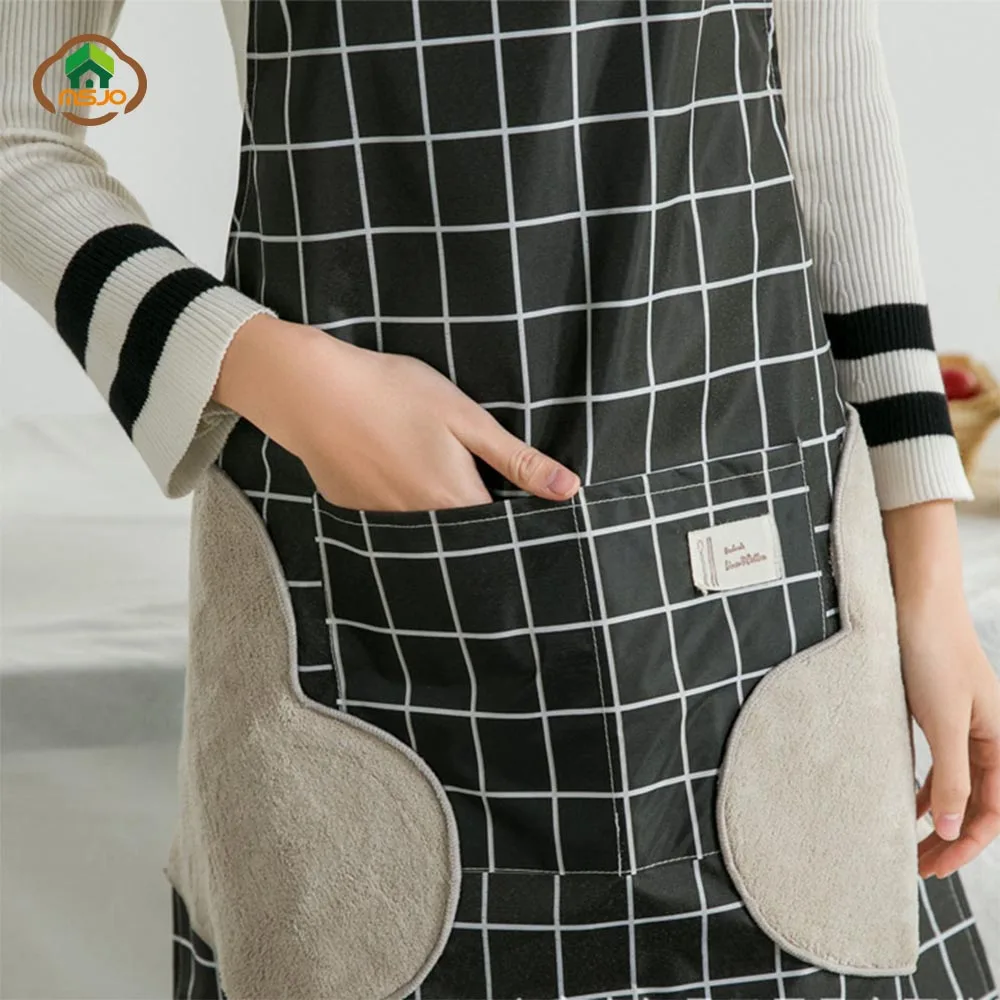 MSJO женский фартук для кухни повара нейлоновый водонепроницаемый пар Мужской