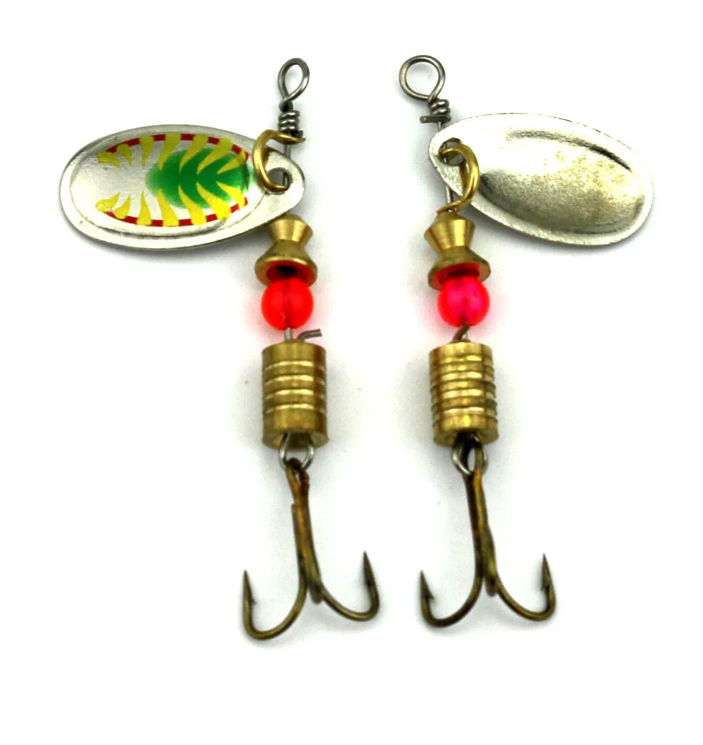 

QH Simulation Fake Bait Metal Rotating Sequin Bait 5.7cm-3.8g Squid Spoon Bait Freeshipping