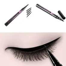 Горячая Распродажа, черная Водостойкая Подводка для глаз, жидкая подводка для глаз, карандаш, макияж, косметика, быстрая,, A19