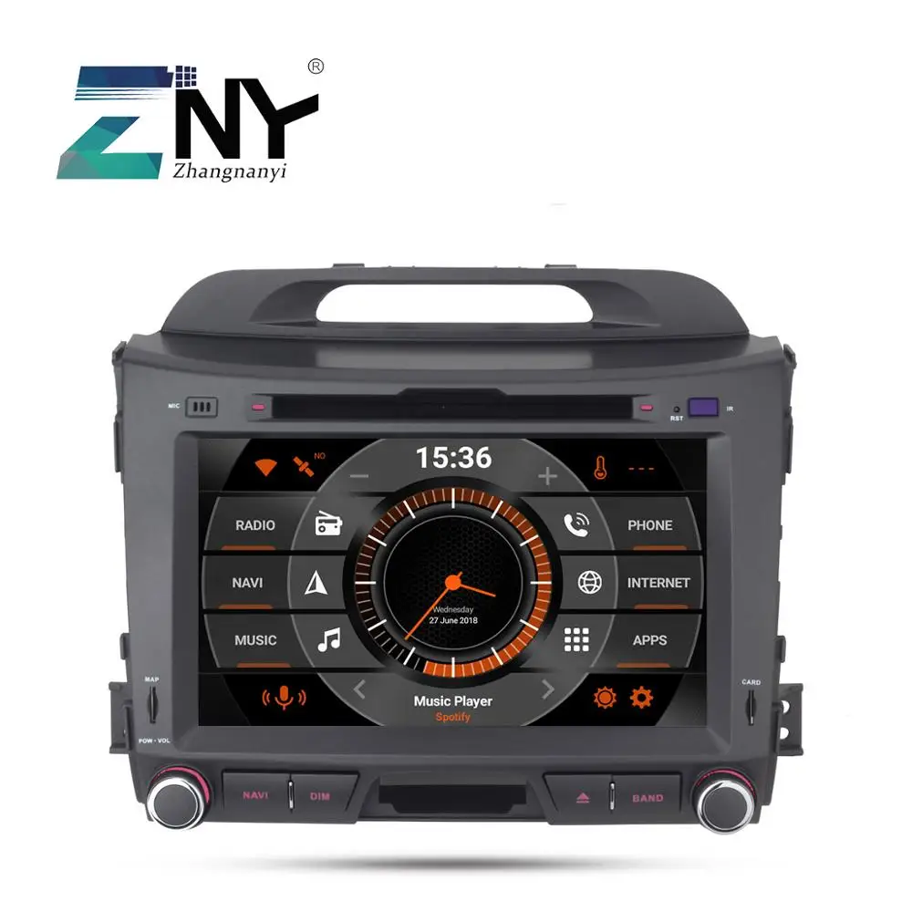 Android 9,0 автомобильный Радио dvd-плеер 2 Din для Kia Sportage 2009- " ips Мультимедиа gps Навигация стерео 4+ 32 ГБ Подарочная камера