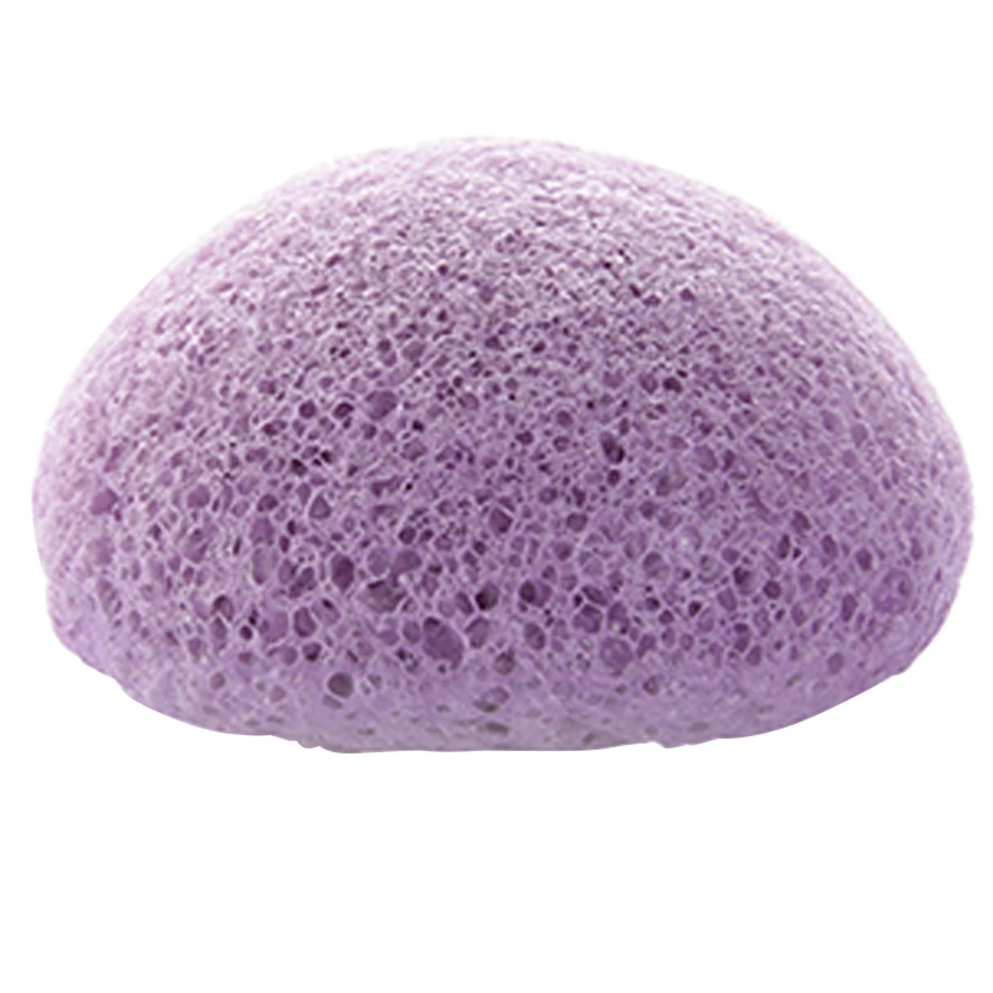 Konjac Губка для мытья лица бамбуковый уголь очищающий Баш мягкое Отшелушивание масло мыть лицо мяч пудра для ухода за кожей макияж инструменты - Цвет: purple