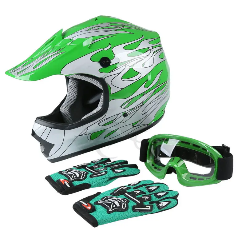 Moto rcycle точечный Молодежный детский шлем анфас внедорожный Dirt Bike ATV casco moto подарки