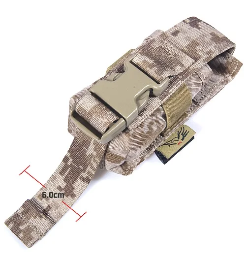 FLYYE FY-PH-C033 1000D CORDURA водонепроницаемый нейлоновый тактический фонарь Molle, сумка для инструментов(регулируемая - Цвет: AOR1