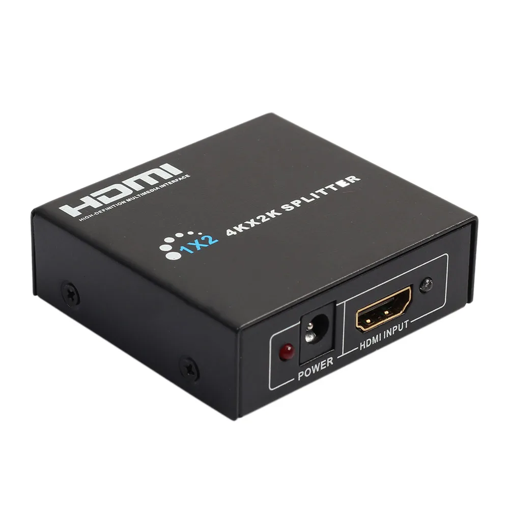 

Black Version 1.4 Supports 4Kx2K Black HDMI One-in Two Output Video Distributor
