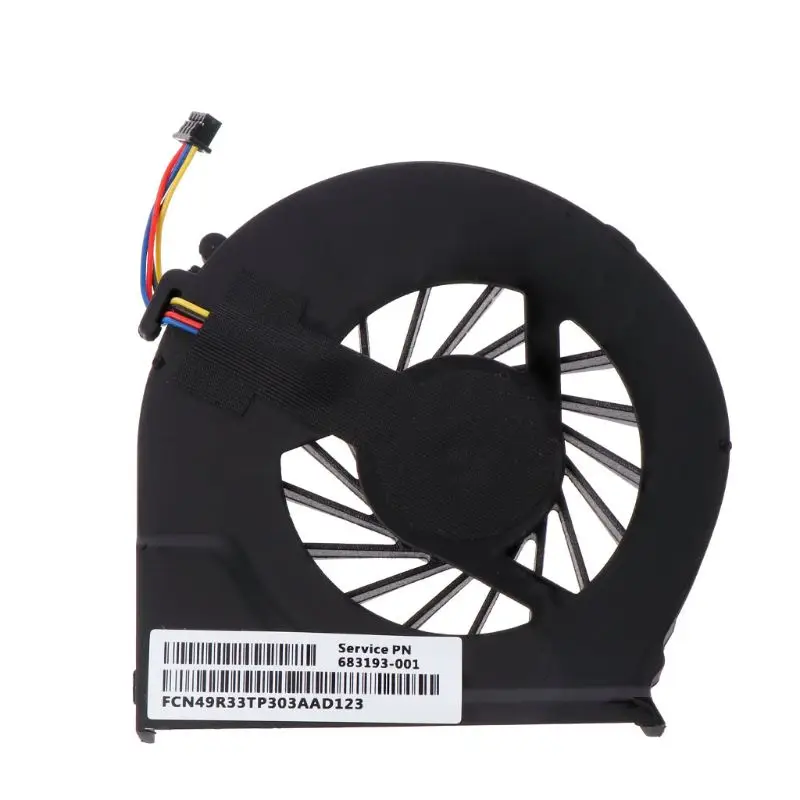 

Cooling Fan Laptop CPU Cooler 4 Pins Computer Replacement 5V 0.5A for HP Pavilion G4-2000 G6-2000 G6-2100 G6-2200 G7-2000