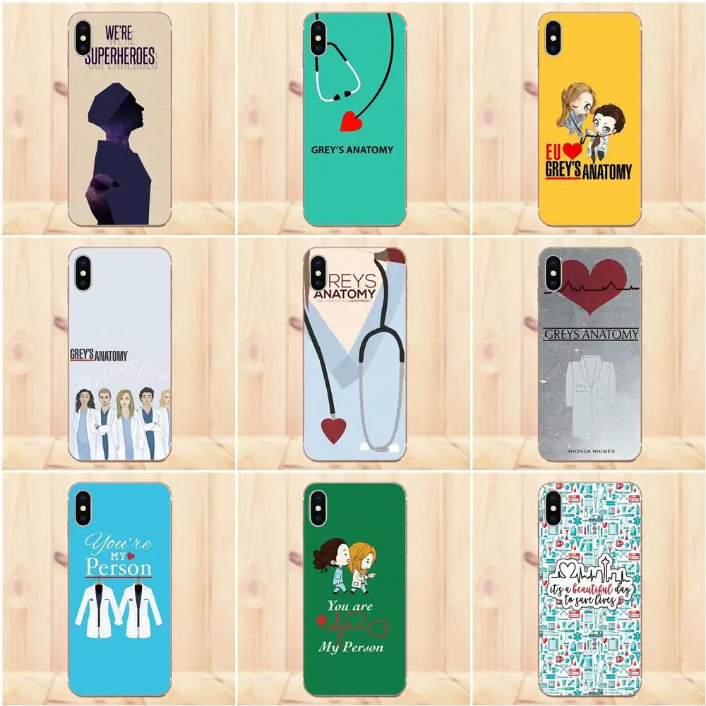 Maerknon для Apple iPhone 4 4S 5 5C 5S SE 6 6S 7 8 Plus X Мягкие ТПУ чехлы Sup мультфильм Серый Анатомия вы
