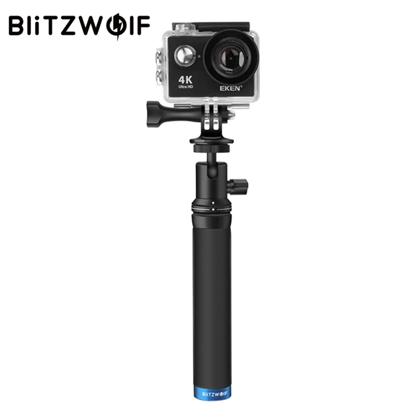 

BlitzWolf Handheld Selfie Stick Extendable Monopod Skiing Diving Extreme Sports for Gopro 5 6 7 for EKEN/SJCAM/YI Action Cameras