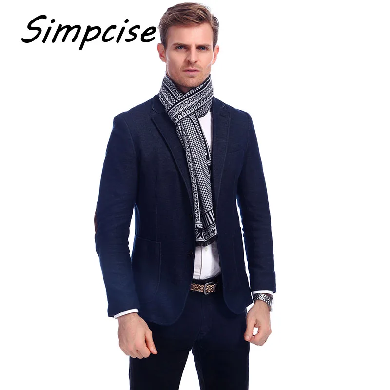 Adult Winter Scarf Scarves Men Cotton Blend Tartan Print Autumn New Fashion Men's Cachecol A3A18914