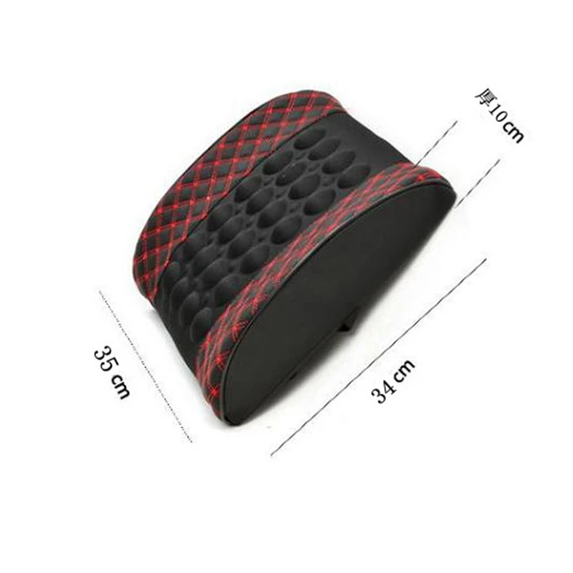 Back Pillow Car Seat Back Support Electric Massage Lumbar for Car Office  Seat Support Health Care Lumbar Pad Auto - AliExpress