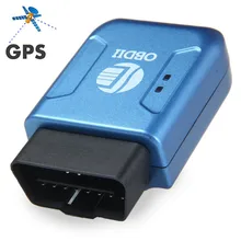 Free Shipping GPS306A TK206 (Blue version) OBD gps tracker gps vehicle tracker Quad Band Anti-theft obd 2 OBD II GPS Tracker