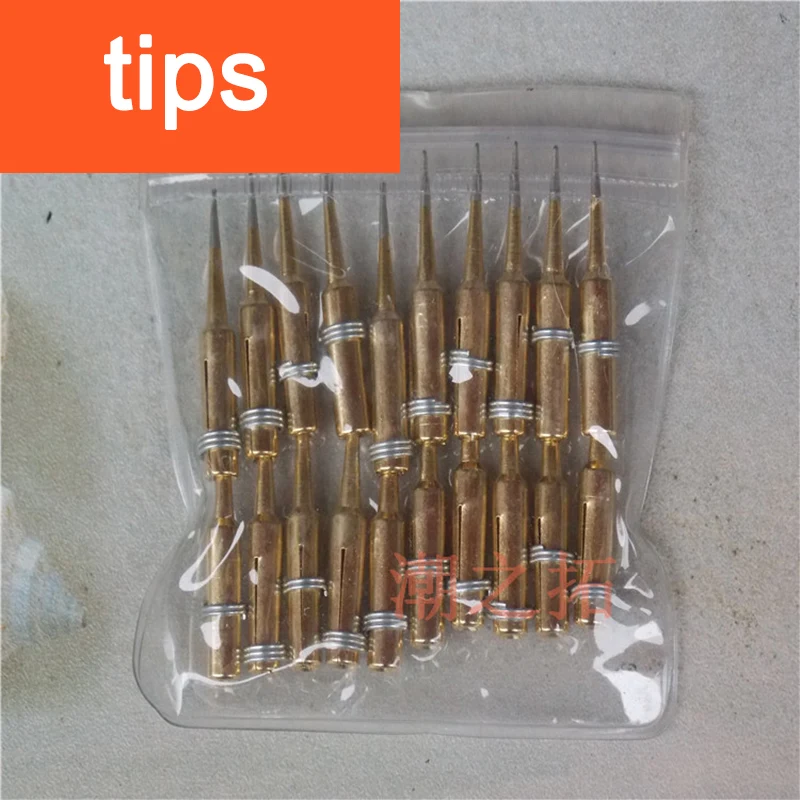 

5pcs/lot Welding Tips for Solder iron AC DC 12V Mini Soldering Station DKT-936I