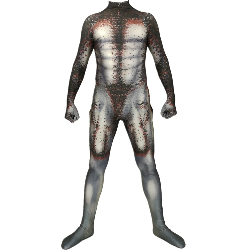 Взрослые дети Хищник 3D унисекс косплей-костюм супергерой Zentai Боди Комбинезоны