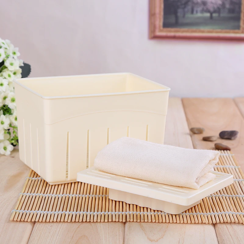 DIY пресс форма для тофу домашнего изготовления соевого творога кухонный набор