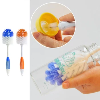 

2019 New Baby Bottle Brushes Cleaning Kids Milk Feed Bottle Nipple Pacifier Nozzle Spout Tube Cleaning Set Multifunction Brush