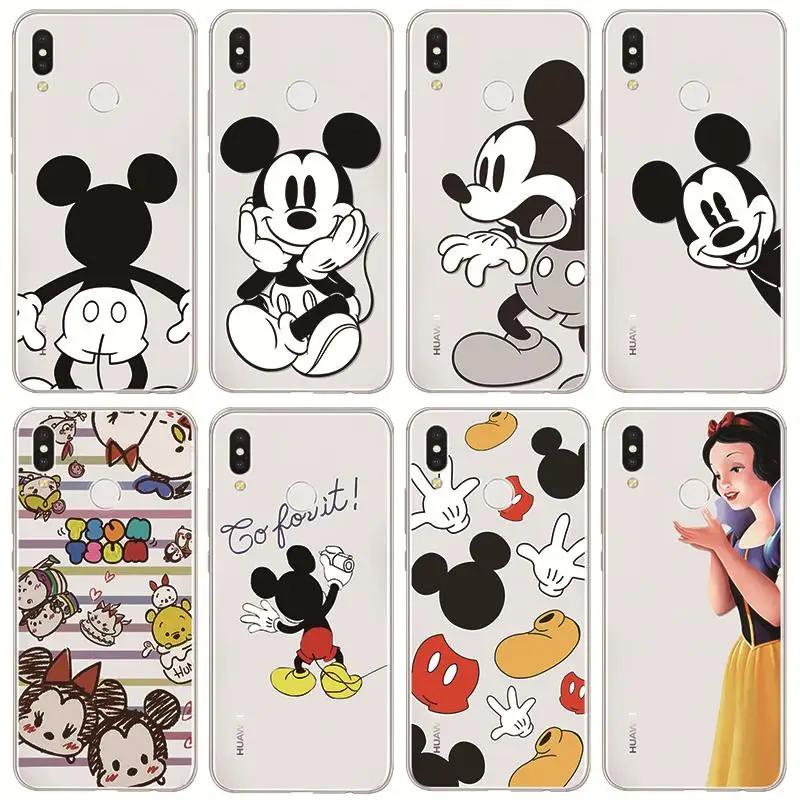 

Cartoon TPU Soft Case For Huawei P30 P20 Mate 20 10 Pro P10 P8 P9 Lite 2017 Cover Case For Huawei P Smart Plus 2019 Clear Luxury