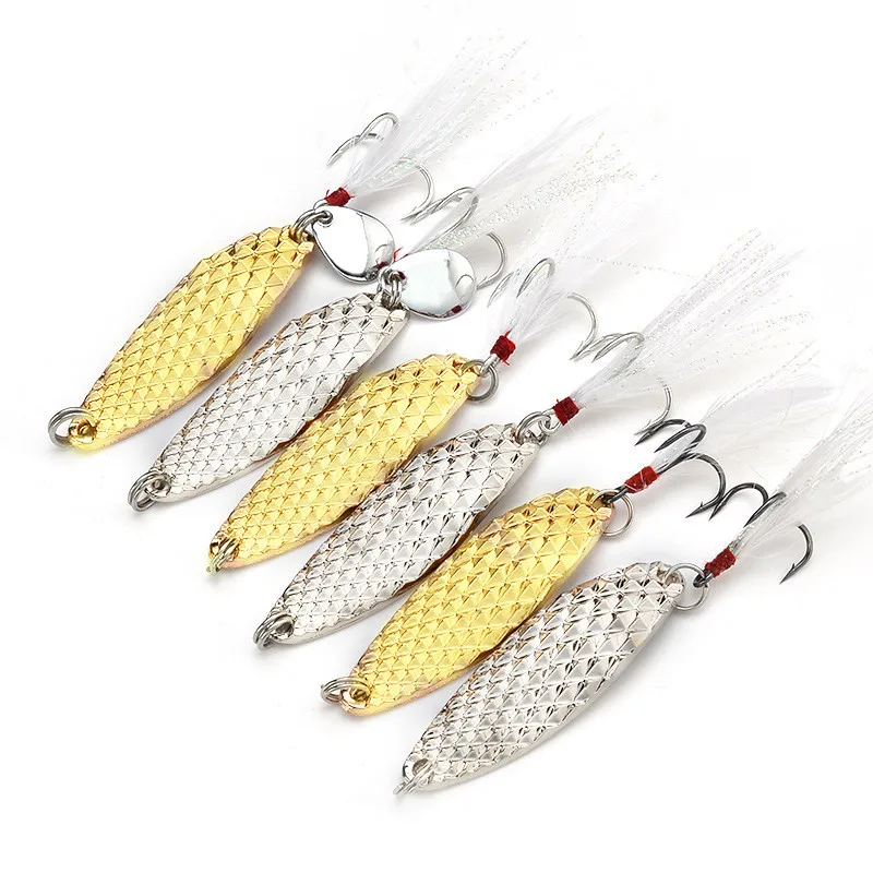 

Luyasequins Fake Bait Bionic Sputum Zinc Alloy Sequins Squid Squid Road Asian fishing Bait Road Bait fishing Rod