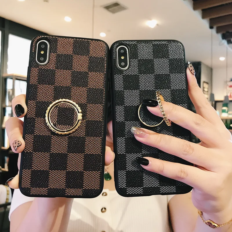 

Luxury Fashion Brand Cover For Samsung Galaxy S8 S9 S10 e Plus Note 8 9 Case For iPhone XS XS MAX XR 6 6s 7 8 Plus X Funda Coque