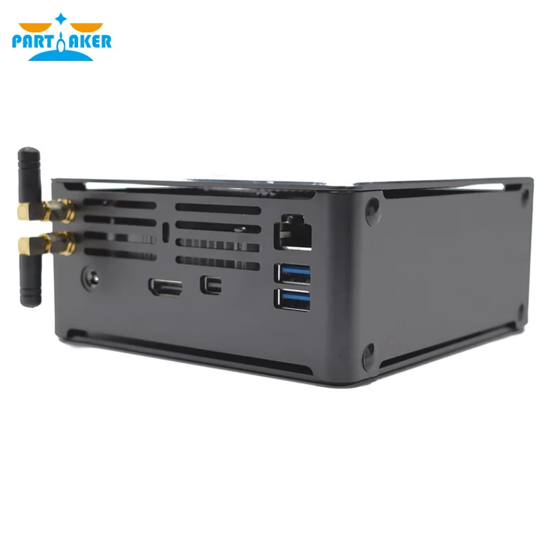 Partícipe Intel i9 8950HK 6 Core 12 hilos Mini PC Windows 10 Pro 2 * DDR4 AC Wifi computadora de escritorio HDMI