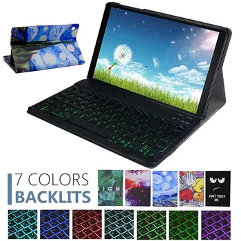 

For Samsung Galaxy Tab S5e 10.5 Keyboard Case Backlight Bluetooth Wireless Keyboard Leather Cover for Samsung Tab S5e T720 T725