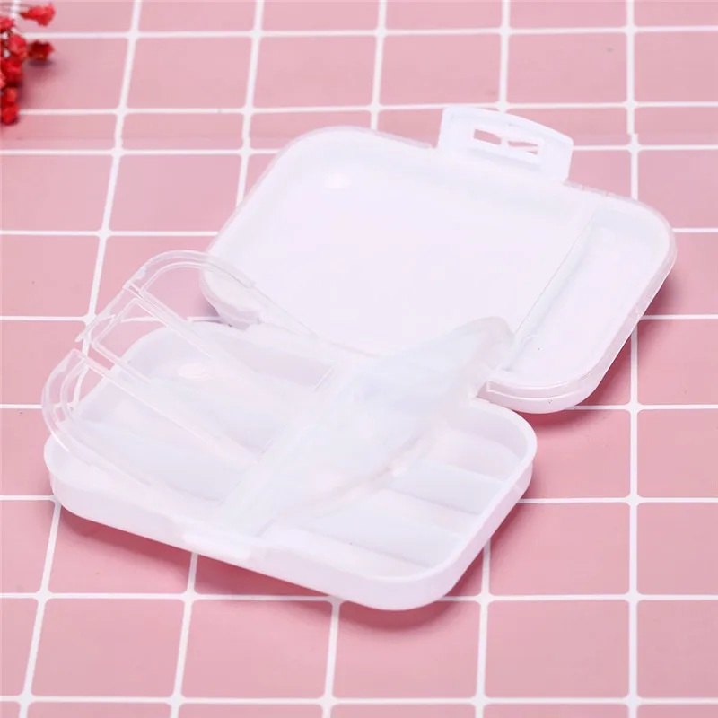 

Pill Cutter 8 Compartment Pill Storage Case Portable Multilayer Pills Organizer Box Moistureproof Pill Holder Medicine Box