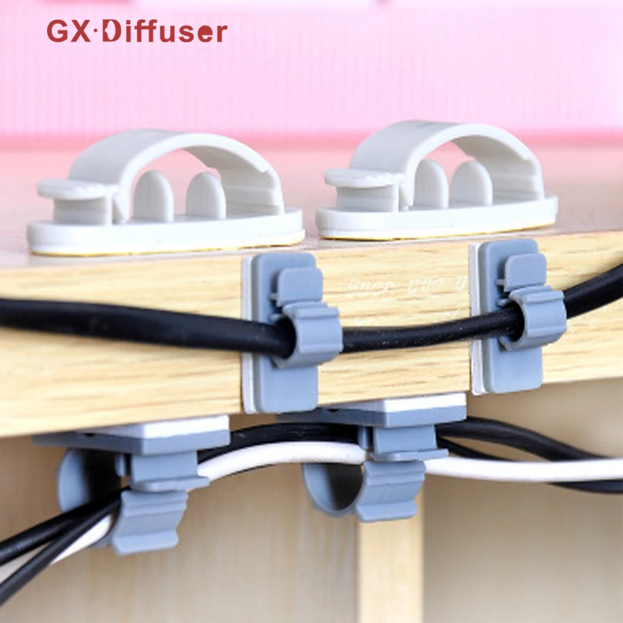 

A pcs Ugreen Cable Organizer Silicone USB Cable Winder Flexible Cable Management Clips Cable Holder For Mouse Headphone Earphon