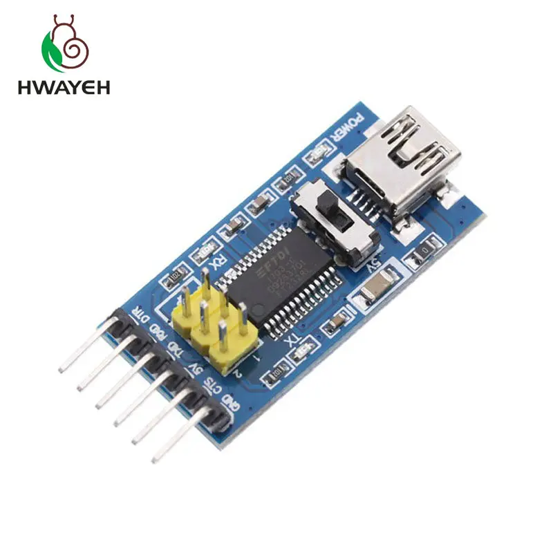 1 шт. Базовая коммутационная плата для arduino FTDI FT232RL USB последовательной ИС Лидер