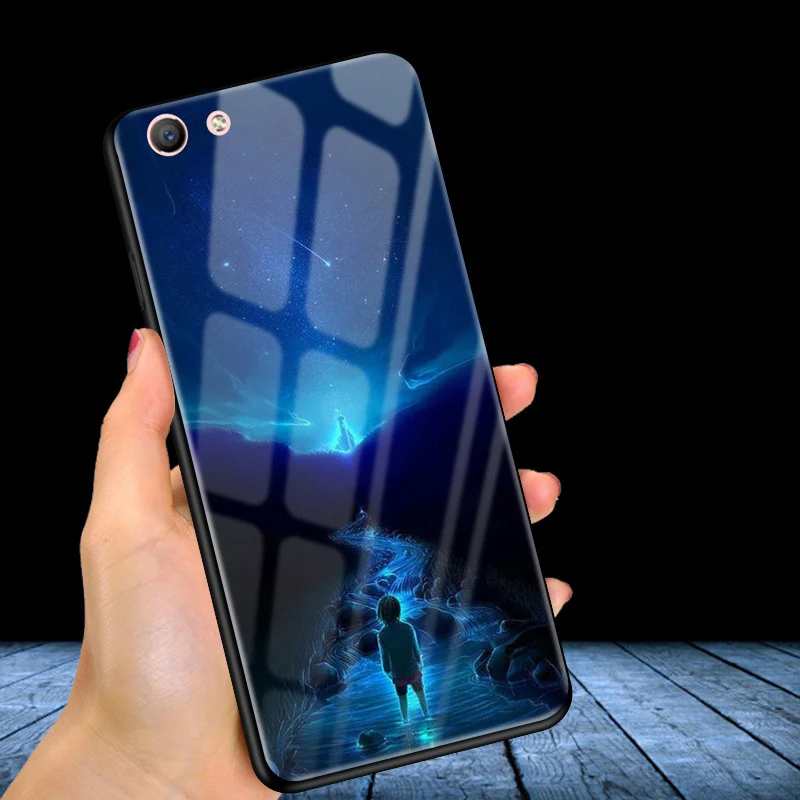 Чехол для Oppo A59 чехол из закаленного стекла Жесткий 5 ''для A 59 роскошный мягкий