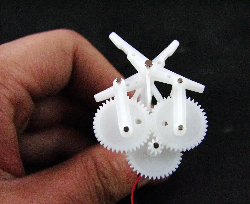 Cena DIY mikro antena pojazdu Ornithopter grupa biegów jednostka redukcji biegów z silnikiem 6mm