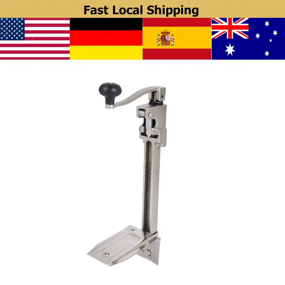 Commercial Can Opener Heavy Duty Large Counter Bench Top Mount Cast Steel Table Professional Stainless Steel Can Opener Tool Parts Aliexpress