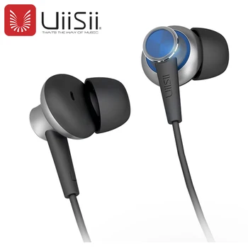 

UiiSii Hi810 Stereo In-Ear Earphone Noise isolating Earbud Wired Headset Bass Earphone with Mic For iPhone 6 Xiaomi Mobile Phone