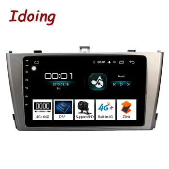 

Idoing 9"4G+64G 2.5D IPS Octa Core 1Din Car Android 8.1 Radio Multimedia Player For Toyota Avensis 2009-2013DSP GPS Navigation