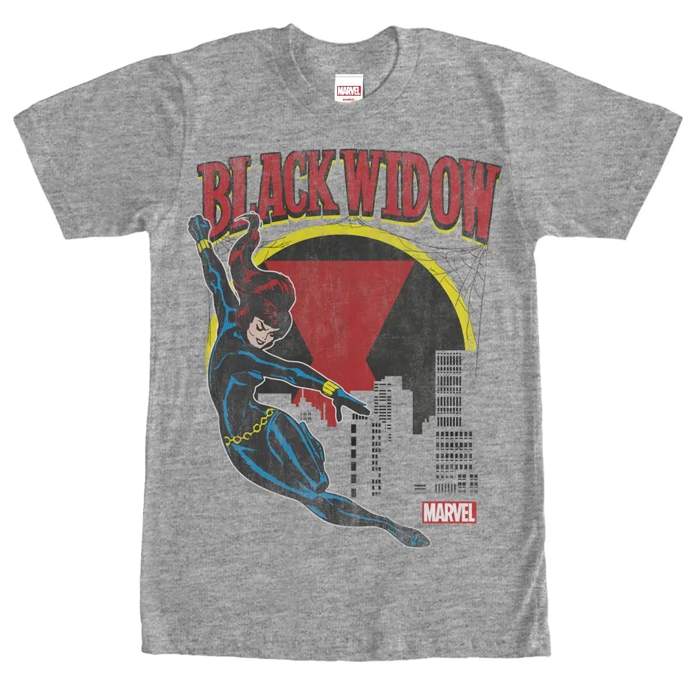 

Marvel Men's Black Widow Web Slinger T-Shirt New T-Shirt Men Fashion T Shirts Top Tee