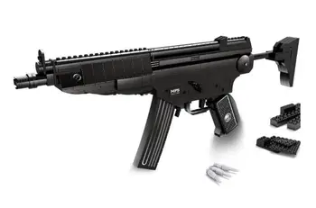 

New Military Weapons Building Blocks Classic MP5 Submachine gun Model Educational Toys Bricks Best Gift For Children